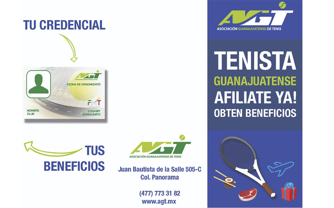 Tenista Guanajuatense ¡Afiliate YA! y Obtén Beneficios